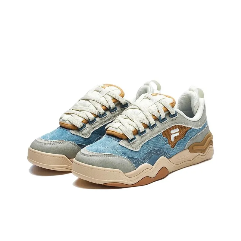 FILA FUSION Kick Sneakers 'Blue Grey Brown' Women's-2