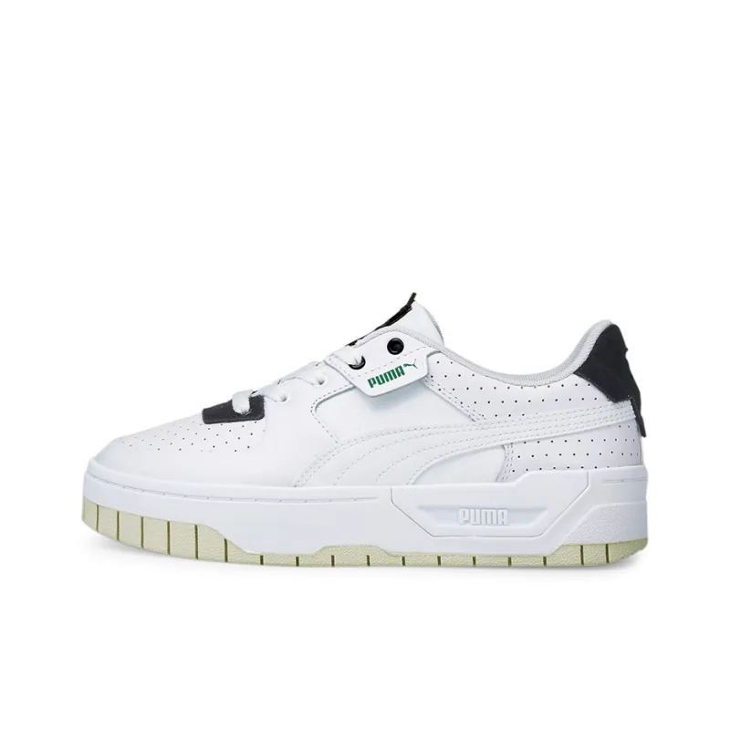 PUMA Cali Dream Heritage Anti-Slip Wear-Resistant Low-Top Skateboard Shoes Women's White Black-0