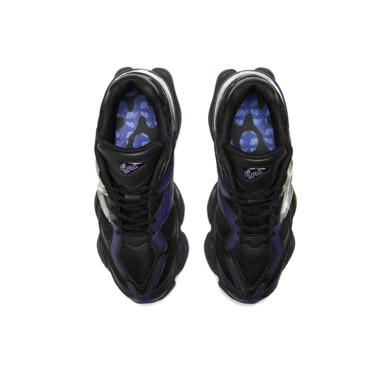 New Balance 9060 Mowalola Burglarwear Black Purple Yellow-3