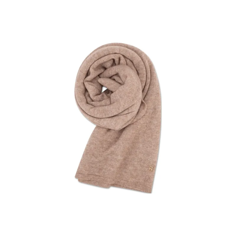 Tommy Hilfiger Sheep Wool Knit Scarves Women's Light Khaki-0