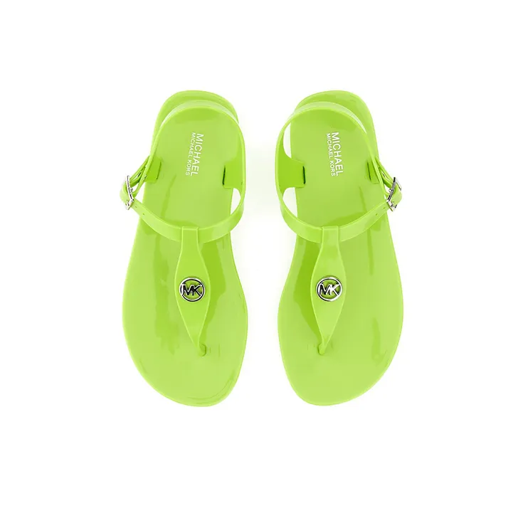 Michael Kors Thong-strap Logo Plaque Sandals-3