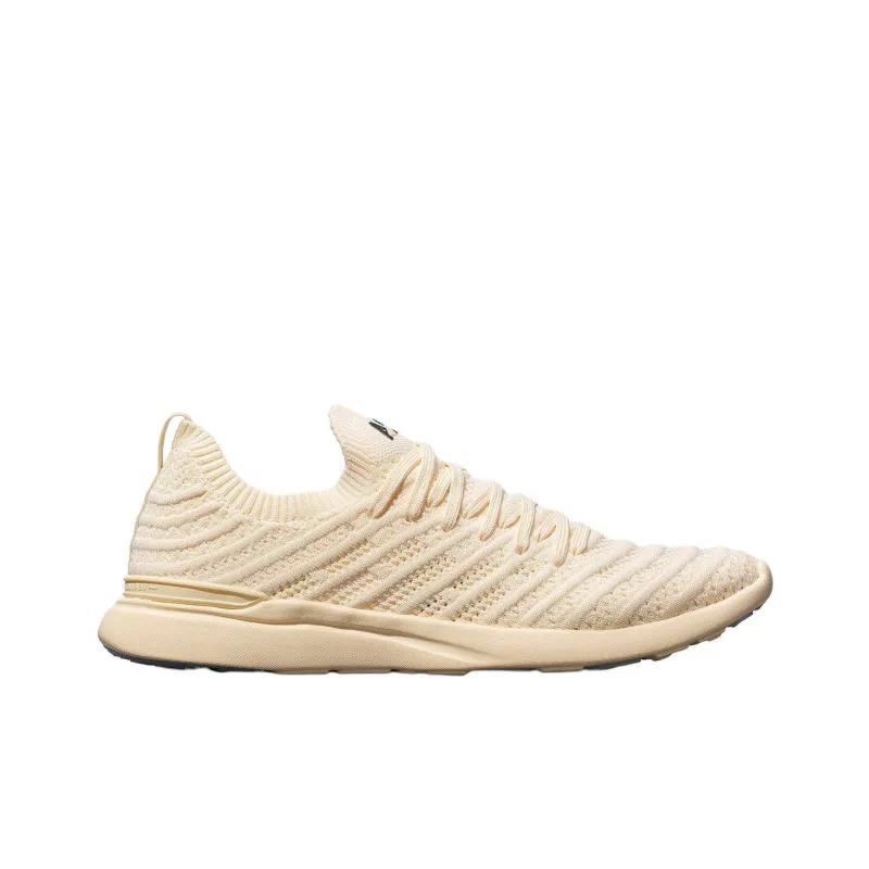 APL ATHLETIC PROPULSION LABS Cushioning Low-Top Running Shoes Men's Cream Yellow-1