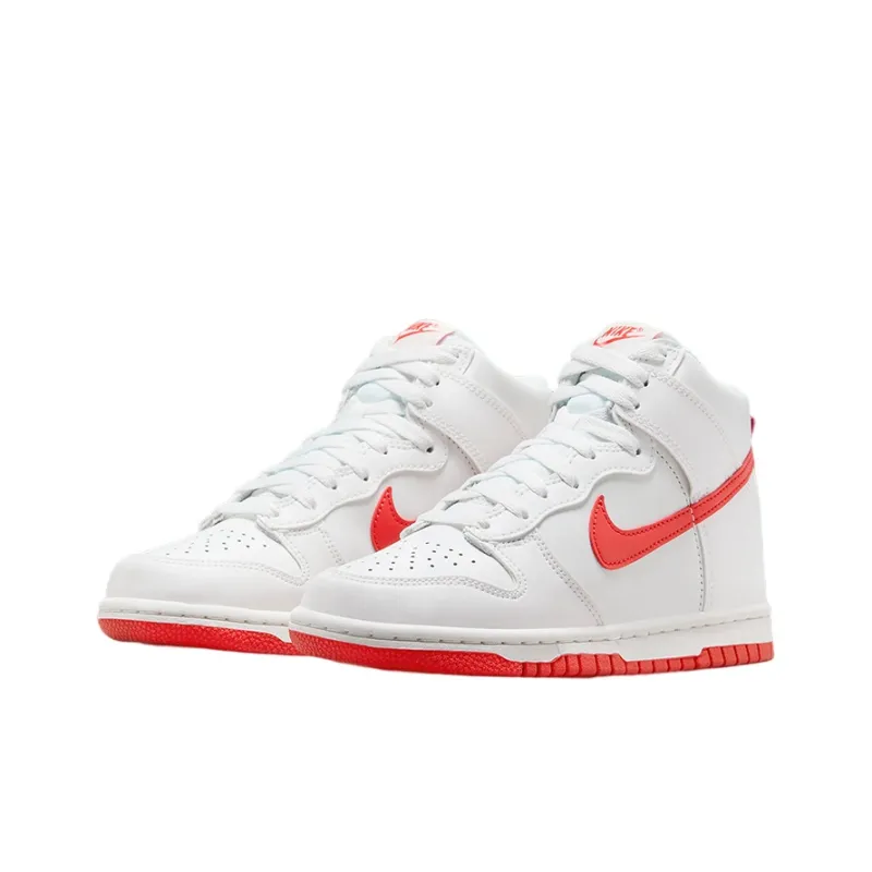 Nike Dunk High 'White Track Red' Gs-1