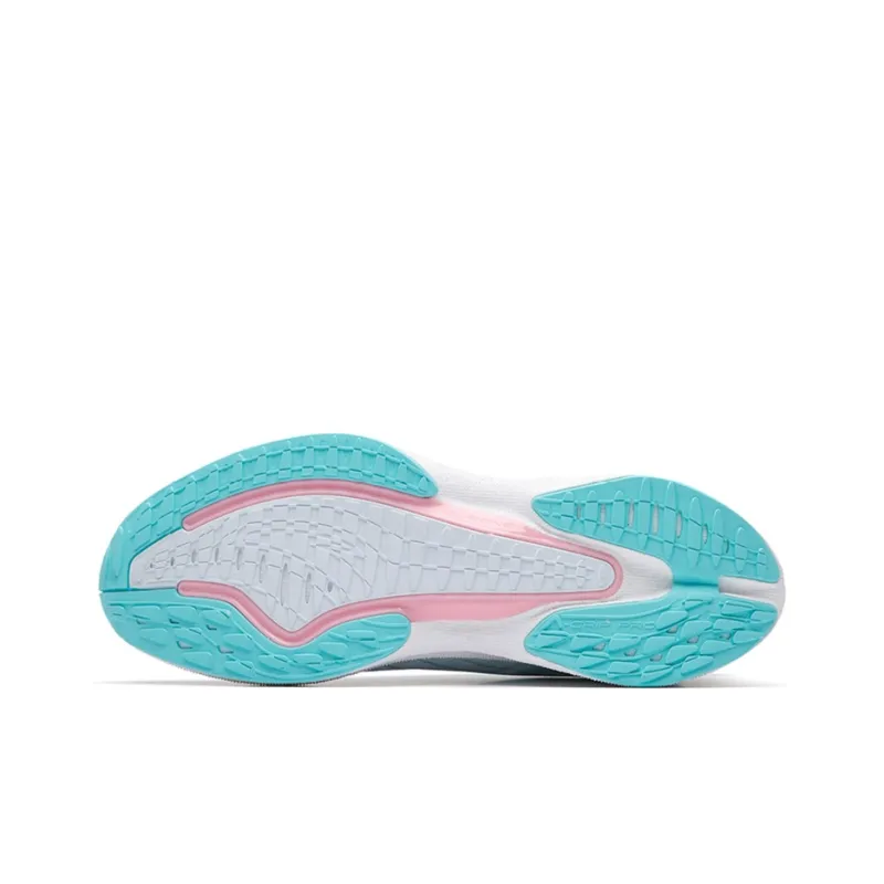 Anta MACH 2.0 Cushioning Anti-Slip And Wear-Resistant Low-Top Running Shoes White Blue-5