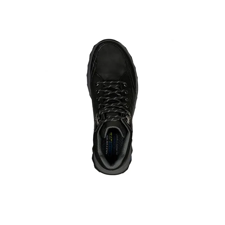 Skechers Zeller Hiking / Trekking Shoes Men Mid Top Black/Gray-3