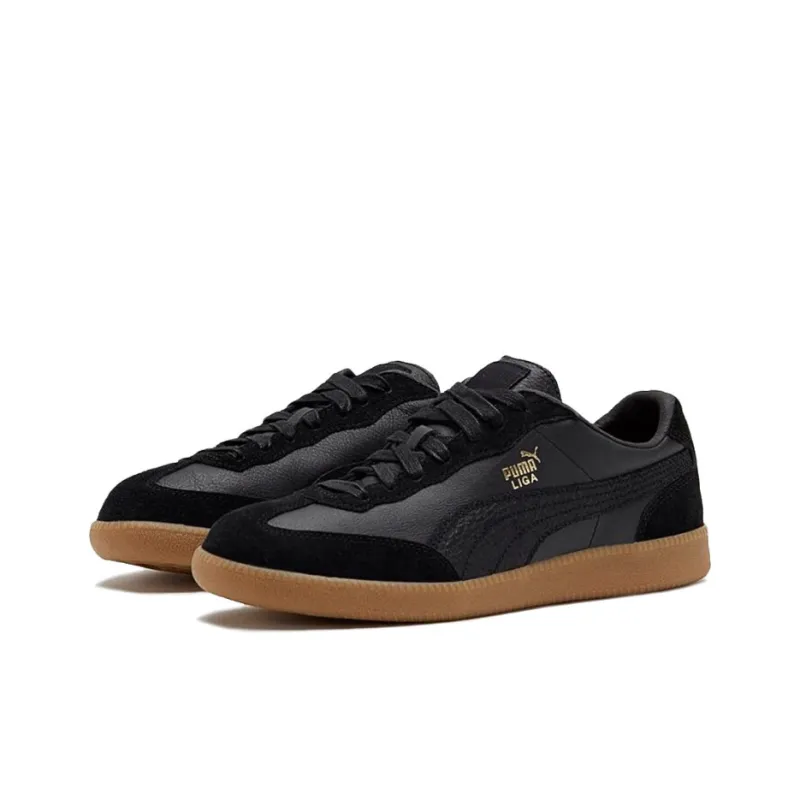 PUMA Liga Leather Retro Shoe Black-2