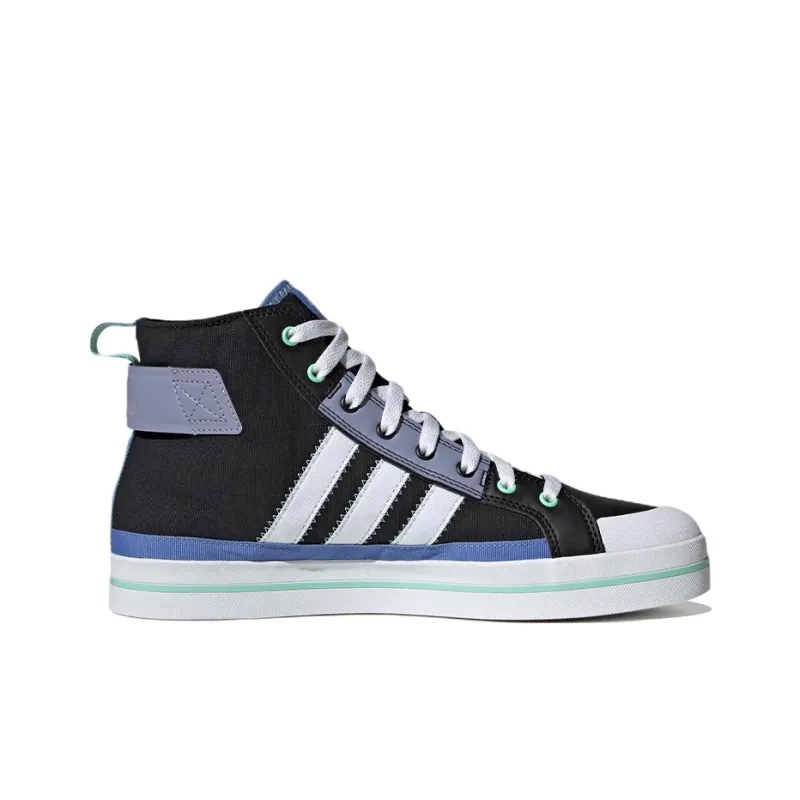 Adidas Neo City Canvas 'Black Blue'-1