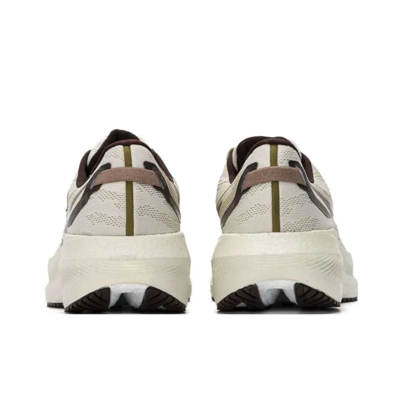 Saucony Triumph 20 Cushioning Anti Slip And Wear Resistant Low Top Marathon Running Shoes Unisex Beige-3