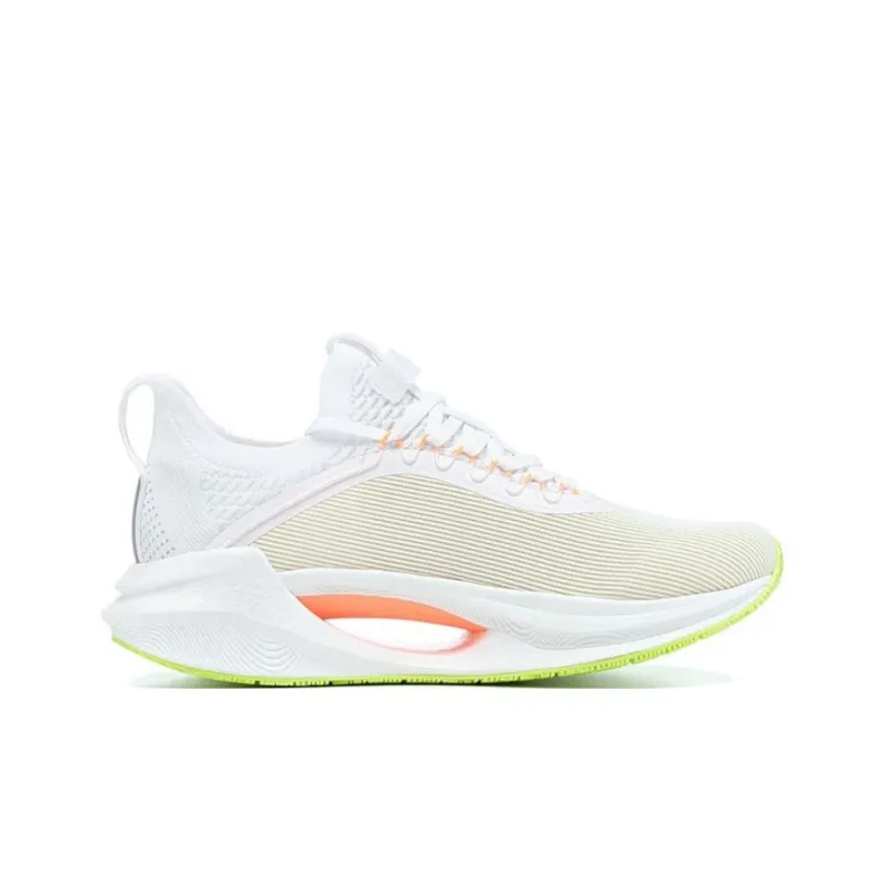 LiNing Jueying Essential Abrasion Resistant Breathable Low Top Running Shoes Men's White-1