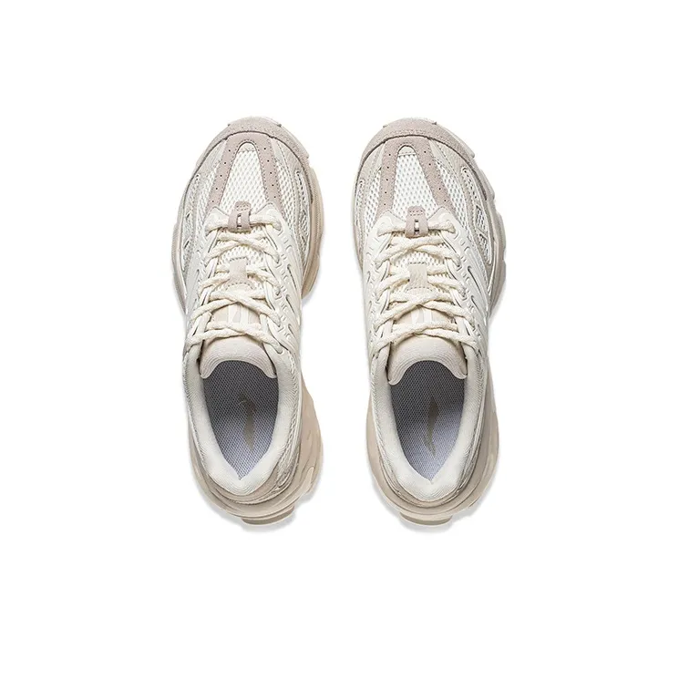LiNing Twenty Mountains Cushioning, Slip Resistant, And Abrasion Resistant Low Top Casual Shoes Men's Moonlight Gray-3