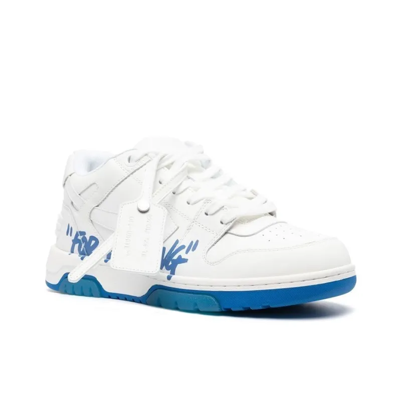 OFF WHITE Out Of Office For Walking Sneaker 'White Blue'-2