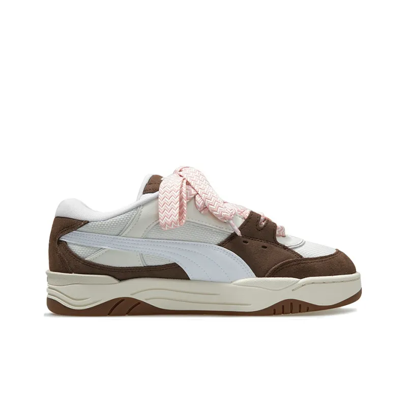 PUMA Bari Mule 180 Tan Anti Slip Wear Resistant Low Top Skateboard Shoes Unisex Brown Special Packaging-1