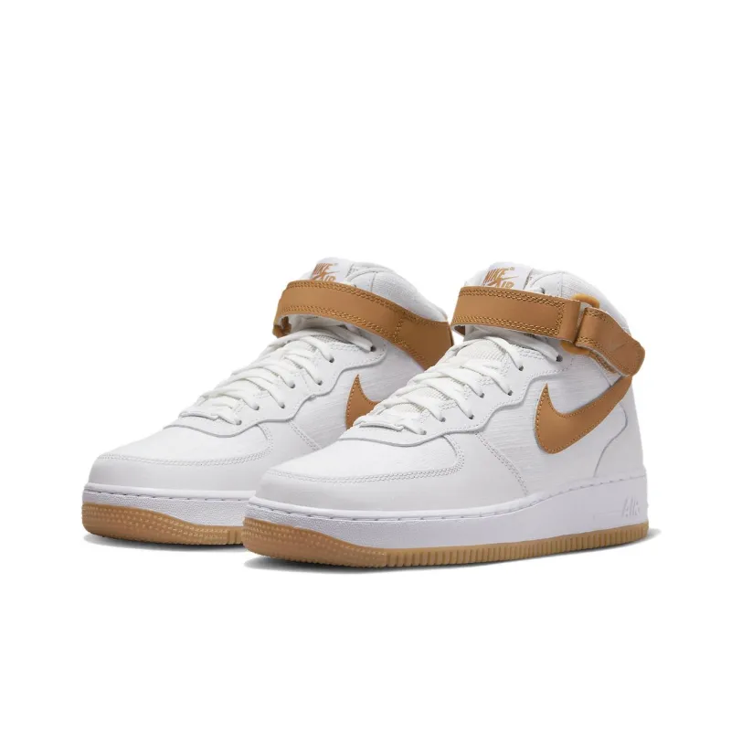 Nike Air Force 1 Mid '07 White Desert Ochre Women's-2