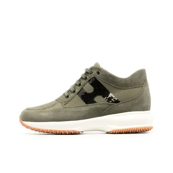 HOGAN Interactive Low-Top Sports Casual Shoes Women's Green