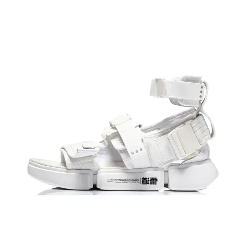 LiNing Essence 2 Platform Paris Fashion Apparel Zhou Sports Sandals Women's Ivory