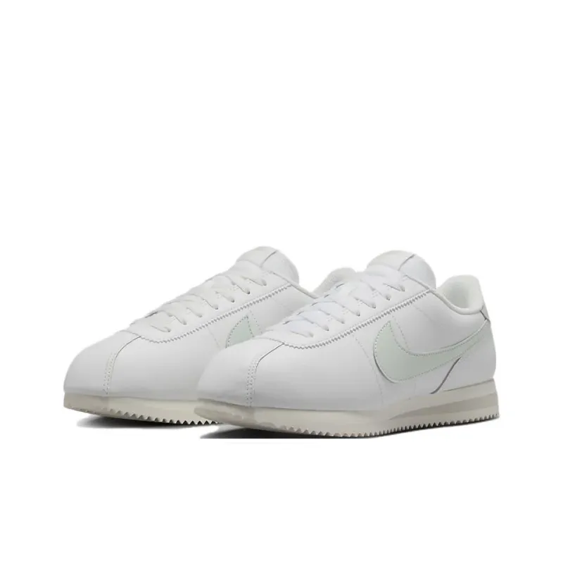 Nike Cortez Leather Summit White Light Silver Women's-2