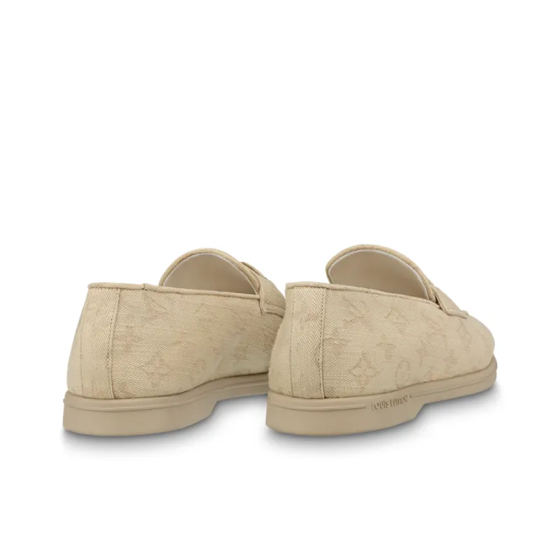 LOUIS VUITTON Estate Loafers Shoes 'Beige Monogram'-2