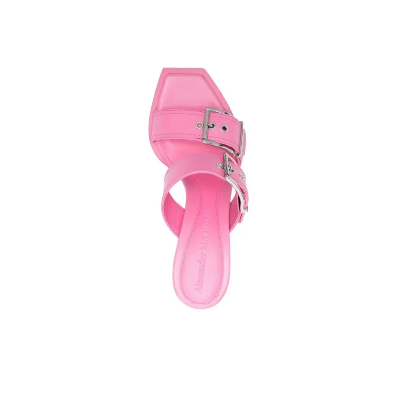 Alexander McQueen Buckle Detailed Heeled Sandals Women's-2
