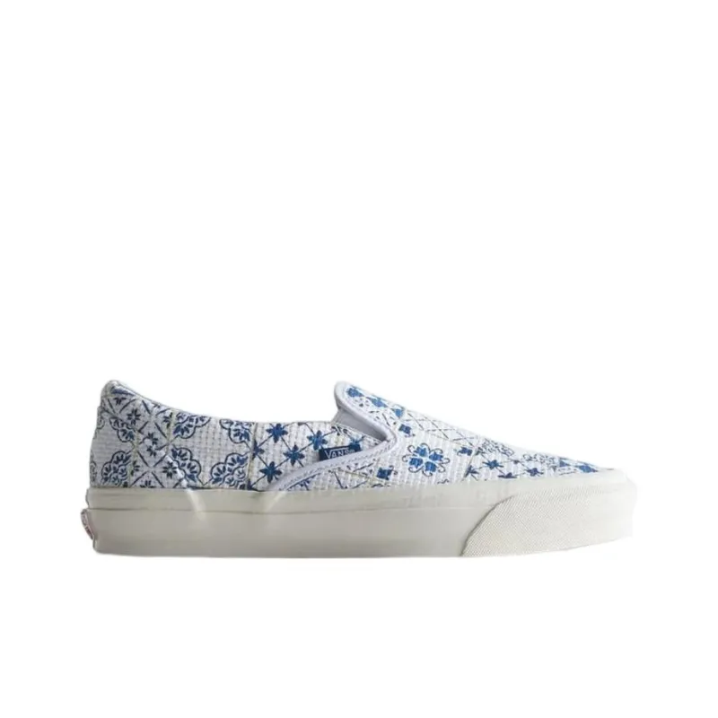 Vans Og Classic Slip On Lx Kith For Vault Azulejo Tile-1