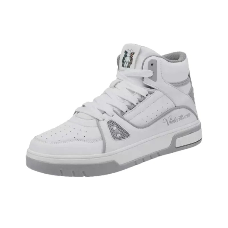 Violentbear Slip-Resistant High-Top Skateboard Shoes Unisex-8