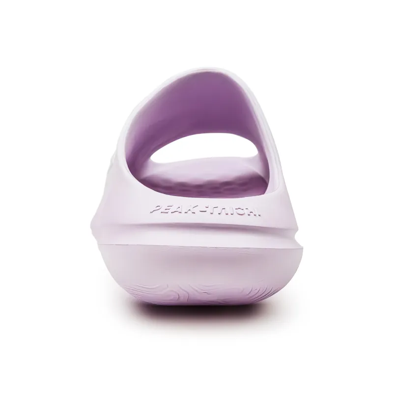 PEAK Very Small Fat Drag Slide Slippers Unisex Light Snow Purple-5
