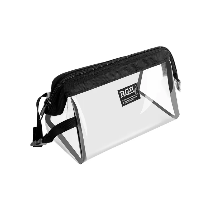 Rough Enough PVC Toiletry Bag Unisex Transparent-1