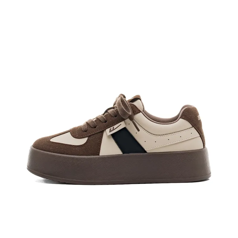 Warrior Slip Resistant, Abrasion Resistant, Lightweight, Height Increasing Low Top Skateboard Shoes Women's-7
