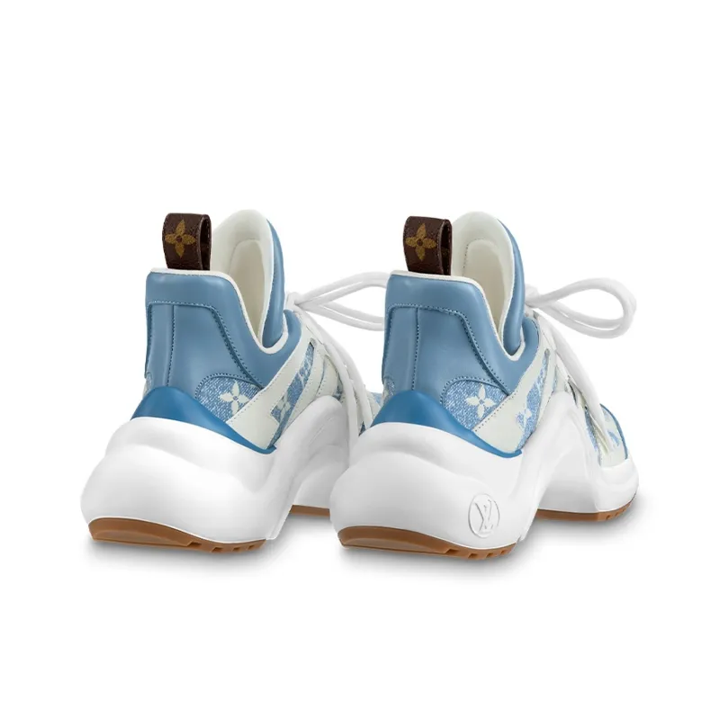 LOUIS VUITTON Archlight 1.0 Sneakers 'Denim Monogram' Women's-3