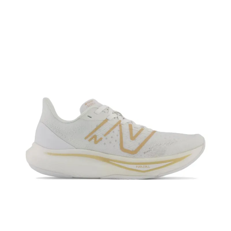 New Balance FuelCell Rebel V3 'White Gold Metallic' Women's-1
