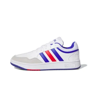 Adidas Hoops 3.0 Cloud White Lucid Blue Better Scarlet