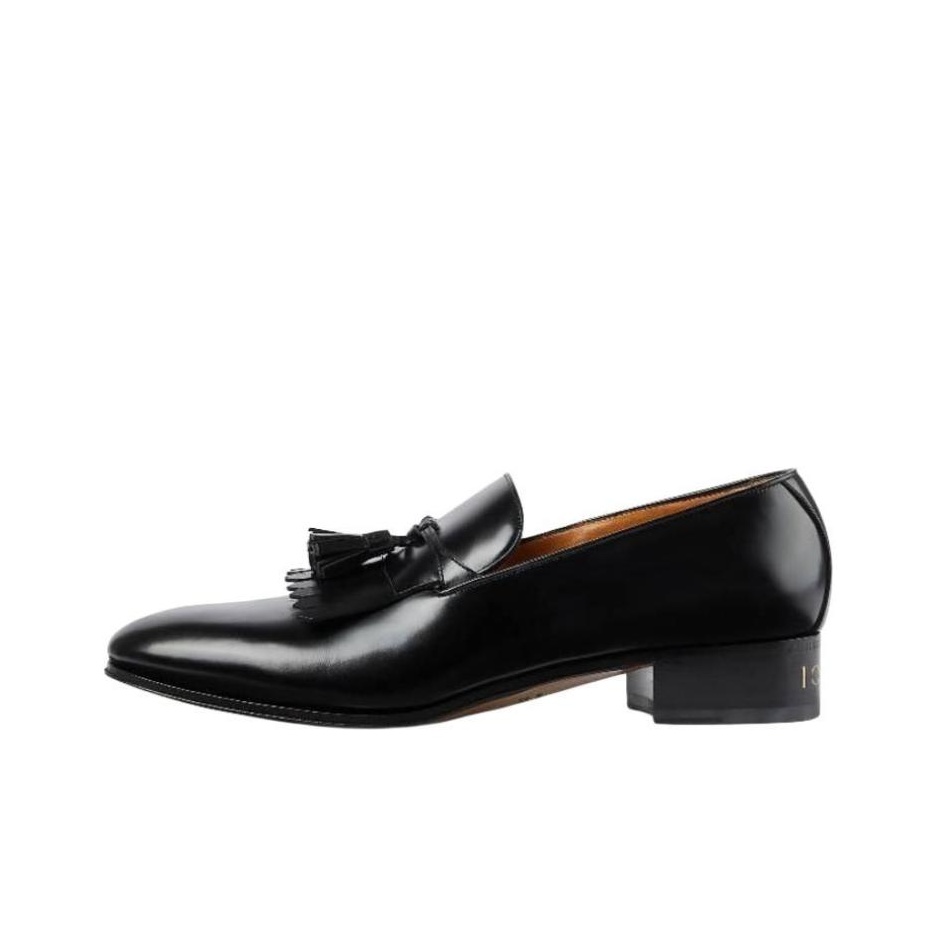 GUCCI Tassel-detail Leather Loafers US M 7.5 - Cheap Rcj