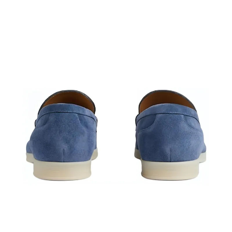 GUCCI Loafers Men Blue-3