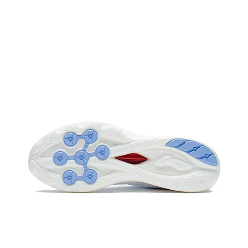 LiNing Qingyi Slip Resistant, Abrasion Resistant, Breathable, Lightweight Low Top Casual Shoes Women's White Blue-6