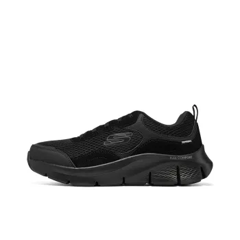 Skechers Flex Comfort Anti Slip Wear Resistant Breathable Rebound Low Top Casual Shoes Men's Black