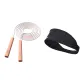 [Jump Rope Headwrap Sports Suit]Malt Orange+Black