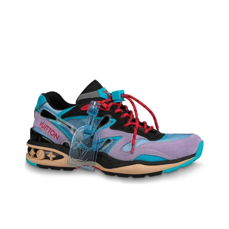 LOUIS VUITTON Trail Sneakers 'Purple Blue Black'-1