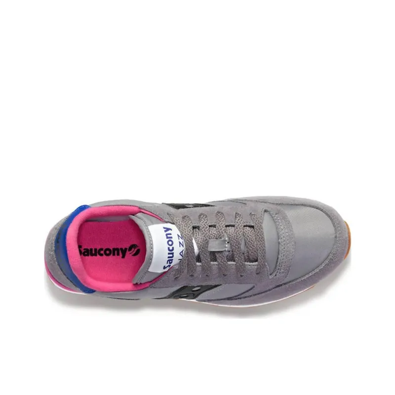 Saucony Jazz Original Original Durable Breathable Low-Top Running Shoes Women's Light Gray-3