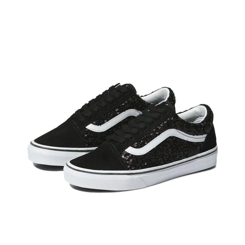 Vans Old Skool Boucle Sequins 'Black White'-2