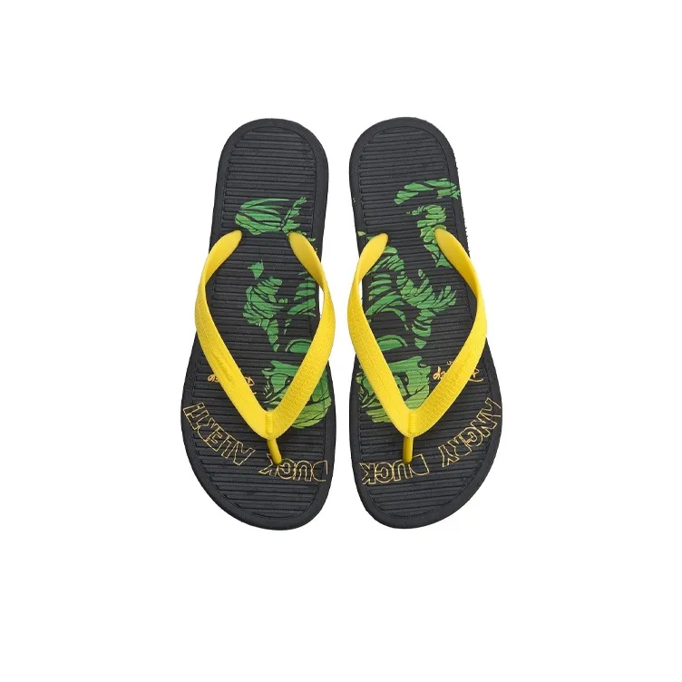 Disney x LiNing LN Slipper EVA Quiet Slide Slippers Men's Yellow Black-3