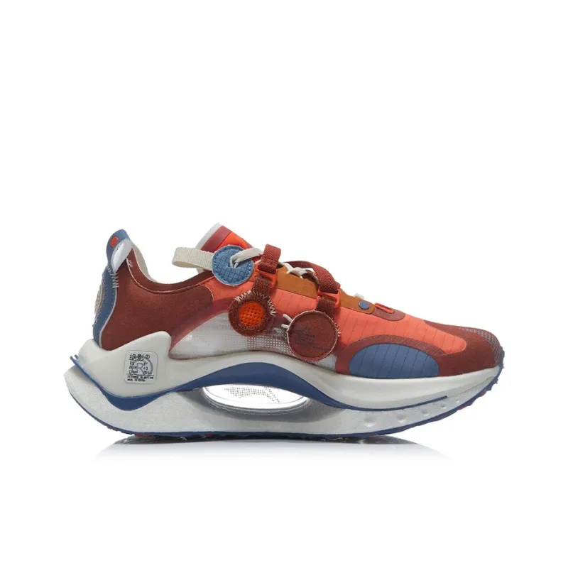 LiNing Jueying CRC Running Shoes Men Low Top Flame Orange/Caramel-1