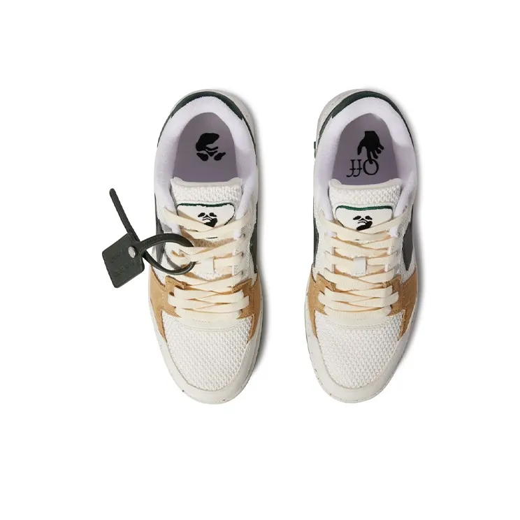 OFF WHITE Out Of Office Low Slim White Green-4
