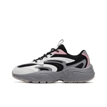 Anta C37 Series Cushioning Anti Slip And Wear Resistant Low Top Sports Casual Shoes Women's Black White Pink