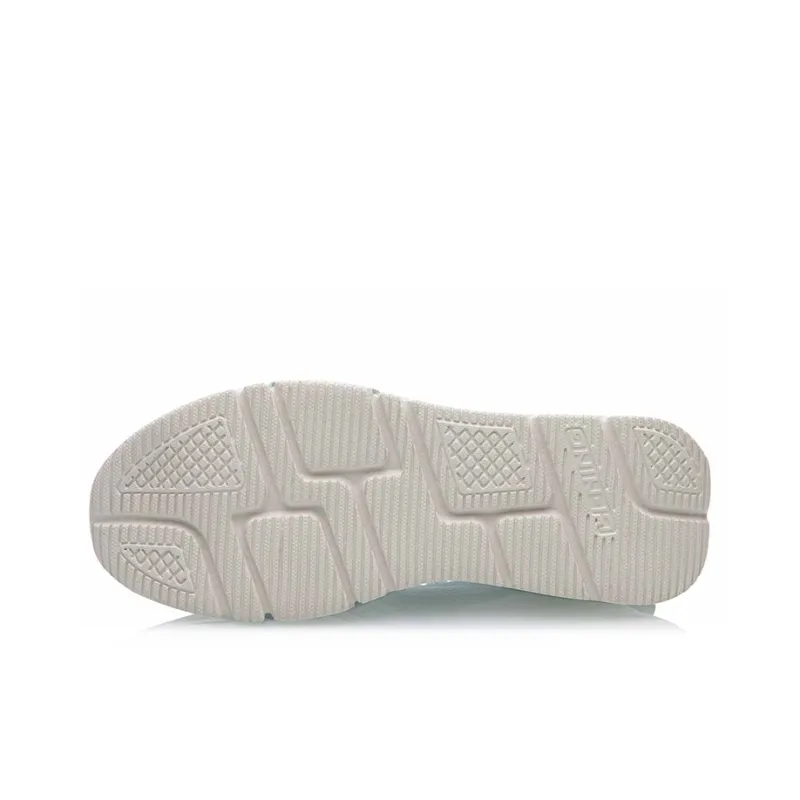 LINING Mark Casual Shoes Women's Low-Top White/Pink/Green-4