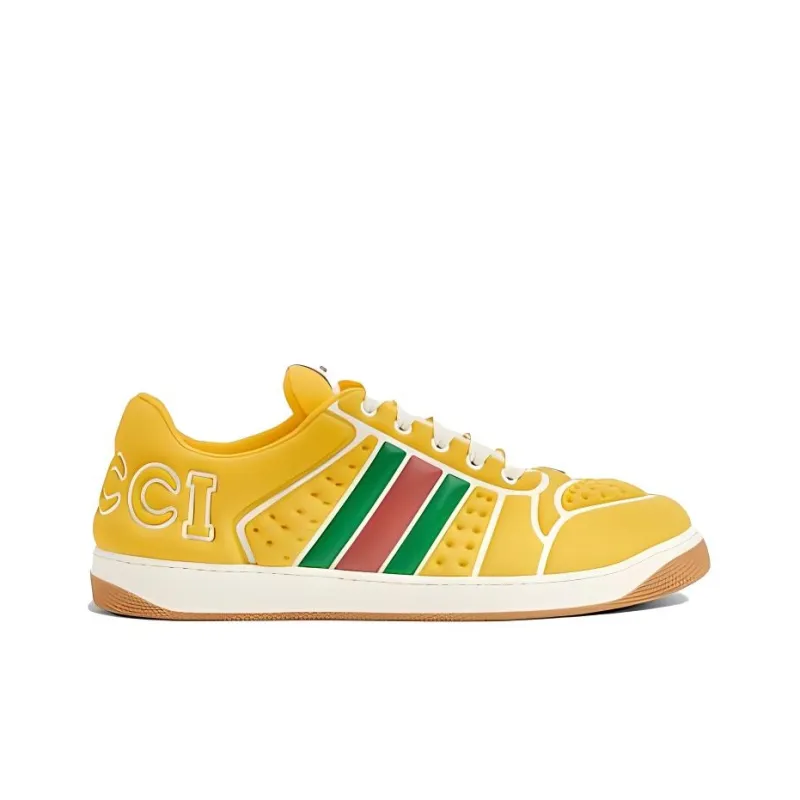 GUCCI Screener Sneaker 'Yellow Neoprene'-1