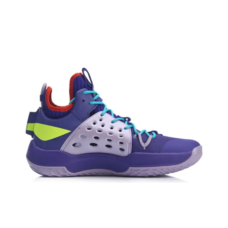 C.J. McCollum Sonic 7- Purple| LINING Mid Professional Basketball Sneakers-1