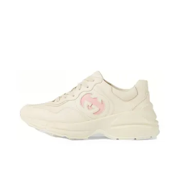 GUCCI Women's Rhyton Sneaker 'Ivory Wild Rose' Women's