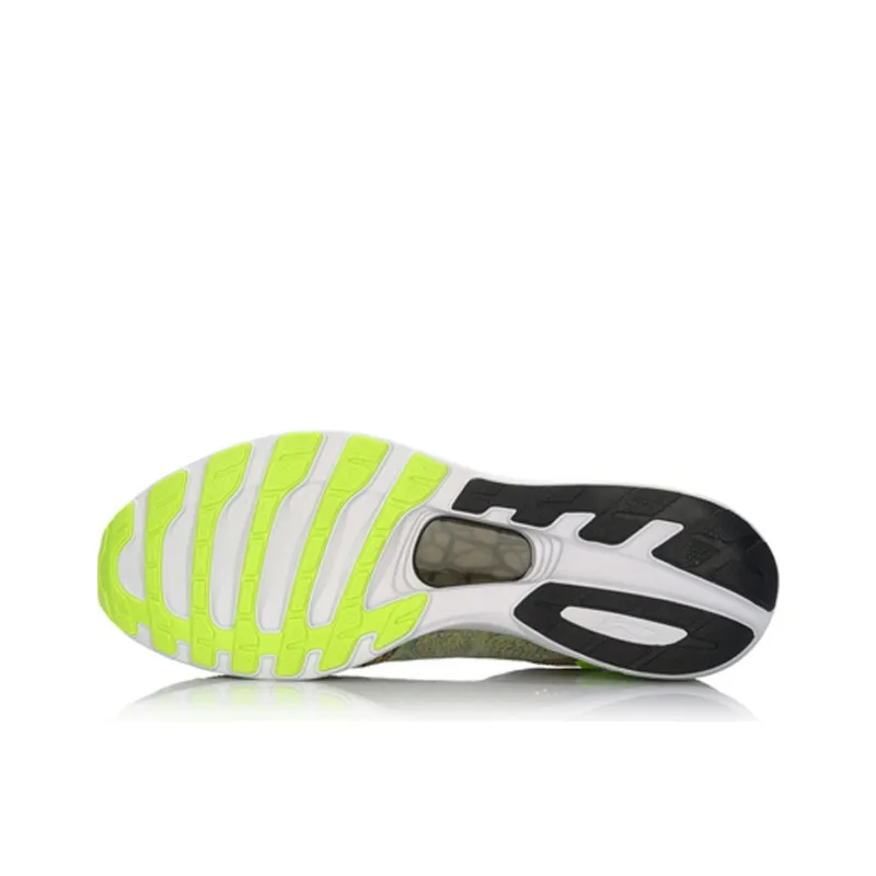 LiNing Super Light 14 Cushioning Low-Top Running Shoes Unisex Neon Green Black-4