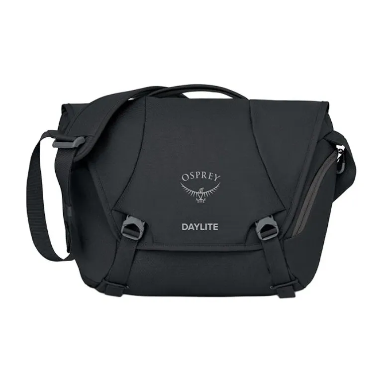 OSPREY Recycled Polyester Messenger Bag Shoulder Bag Crossbody Bag Regular Unisex Black-0