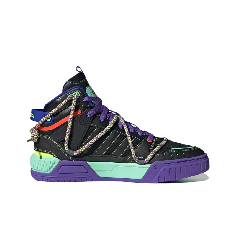 Adidas Neo D PAD Mid 'Back Purple Green'-1