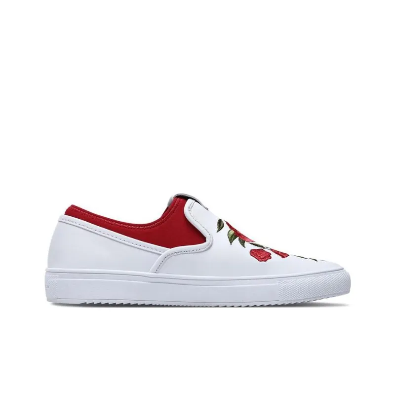 Skechers MARK NASON Razor Lightweight And Wear-resistant Low-Top Skateboard Shoes Women's White Red-1